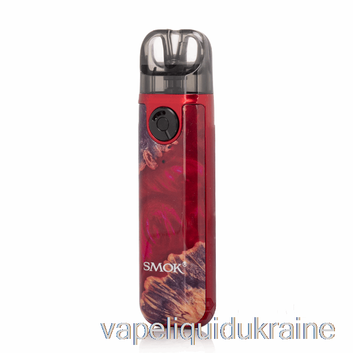 Vape Liquid Ukraine SMOK NOVO 4 Mini 25W Kit Red Stabilizing Wood